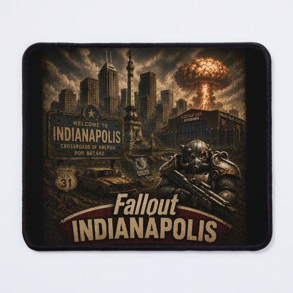 Item preview, Fallout Indianapolis | Crossroads of America Wasteland Design designed and sold by RockyLambda.
