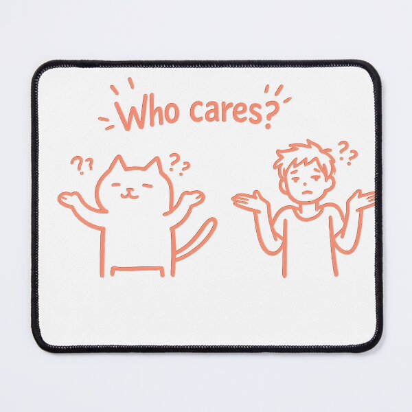 Item preview, Who Cares? (Red Shrug Edition) designed and sold by nncreator.