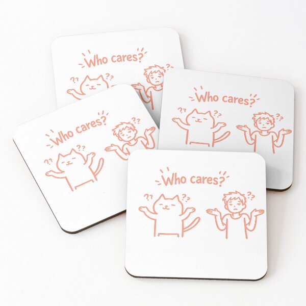 Item preview, Who Cares? (Red Shrug Edition) designed and sold by nncreator.