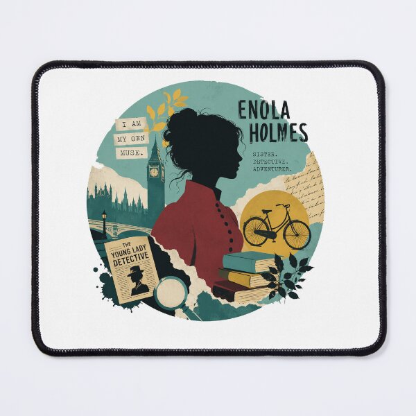 Item preview, Victorian Girl Detective Vintage Collage Art | Mystery Adventure Aesthetic Graphic Sticker designed and sold by Dimu Co..