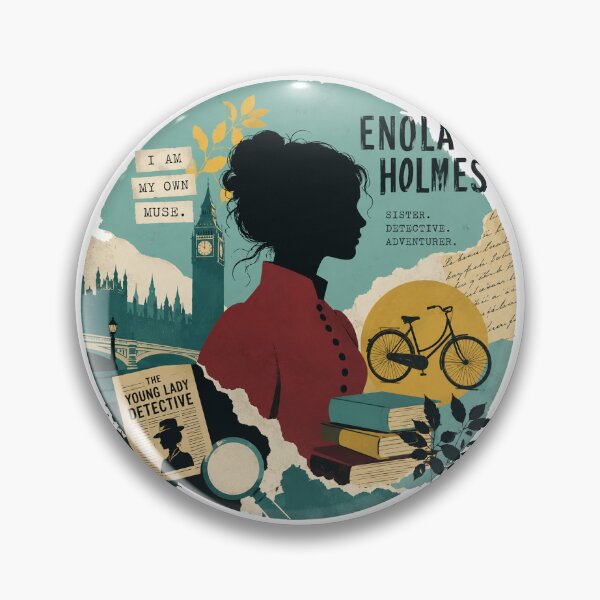 Item preview, Victorian Girl Detective Vintage Collage Art | Mystery Adventure Aesthetic Graphic Sticker designed and sold by Dimu Co..