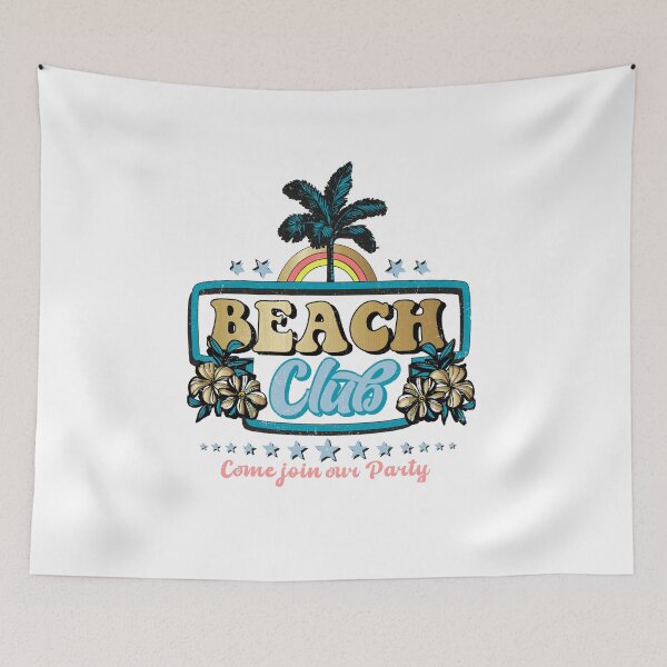 Item preview, Beach Club Come Join Our Party Retro Vintage Summer T-Shirt designed and sold by Atique Creations.