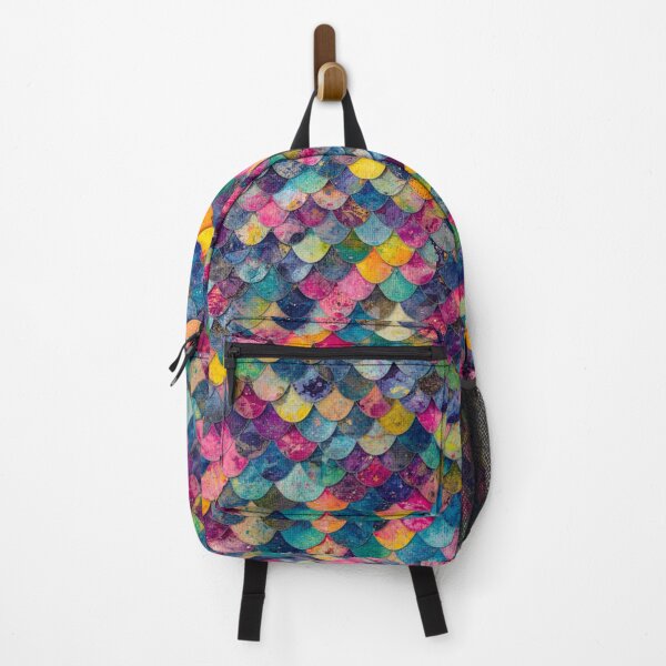 Item preview, Bright Multicolored Mermaid Print designed and sold by SeaStarMermaids.