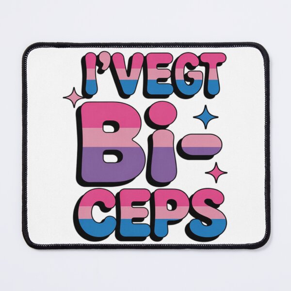 Item preview, I've Got Bi-Ceps Bisexual LGBT Bi Pride LGBTQ Workout designed and sold by GoldenField41.