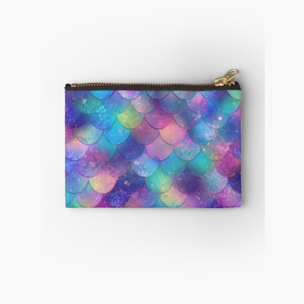 Item preview, Pretty Purple Pink Blue Teal Mermaid Print designed and sold by SeaStarMermaids.