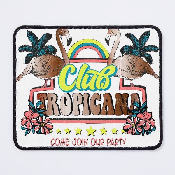 Item preview, Club Tropicana Retro Tropical Flamingo Summer Party T-Shirt designed and sold by Atique Creations.