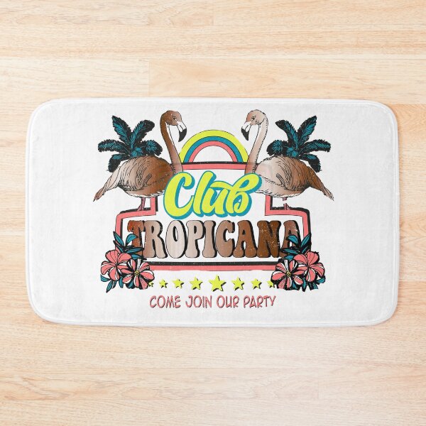 Item preview, Club Tropicana Retro Tropical Flamingo Summer Party T-Shirt designed and sold by Atique Creations.