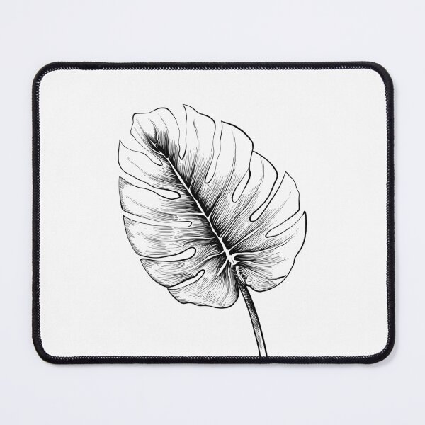 Item preview, Tropical leaf monstera sketch designed and sold by midsketcher.
