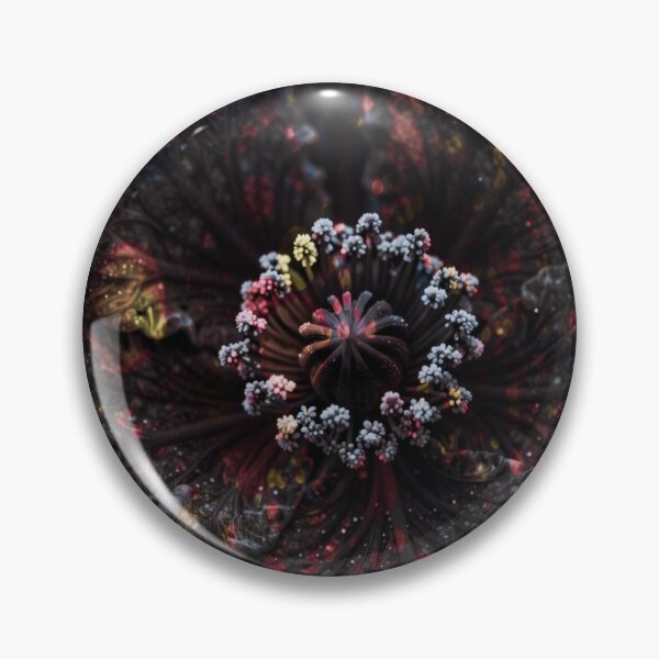 Item preview, Obsidian Bloom | Dark Gothic Flower Macro Art Print designed and sold by CunningMaskPrints.