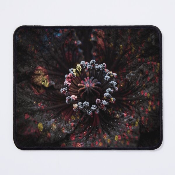 Item preview, Obsidian Bloom | Dark Gothic Flower Macro Art Print designed and sold by CunningMaskPrints.