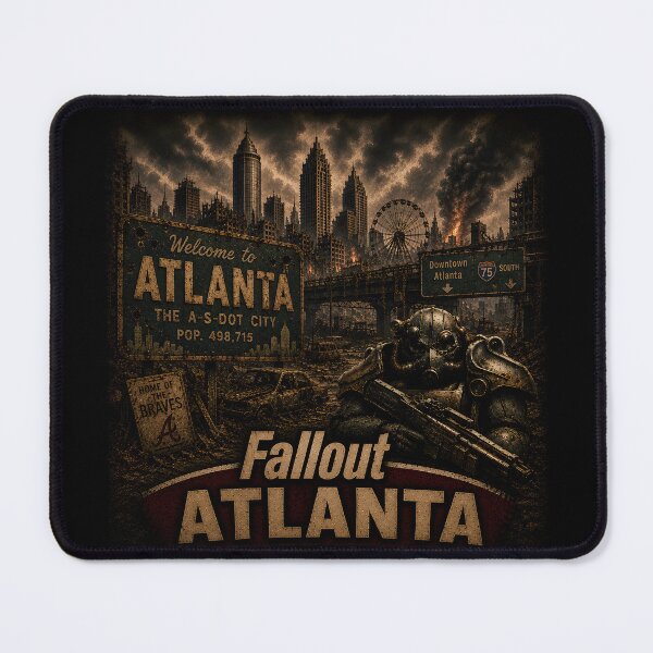 Item preview, Fallout Atlanta | A-Town Post-Apocalyptic Wasteland Design designed and sold by RockyLambda.