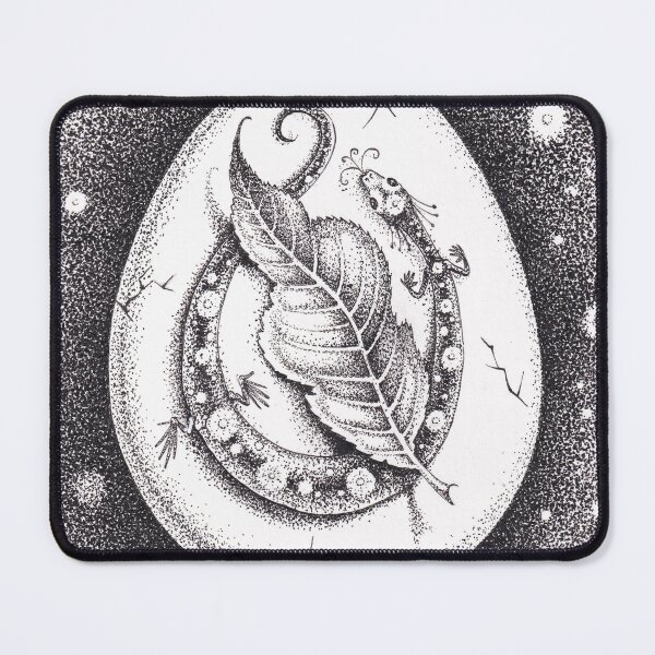 Item preview, Fire Salamander on the World Egg Alchemical Mythology Art designed and sold by DrolmaRinArt.