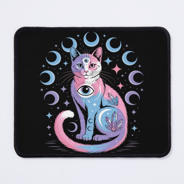 Item preview, Celestial Bisexual Astrology Cat Colours of Bi Pride Flag designed and sold by GoldenField41.