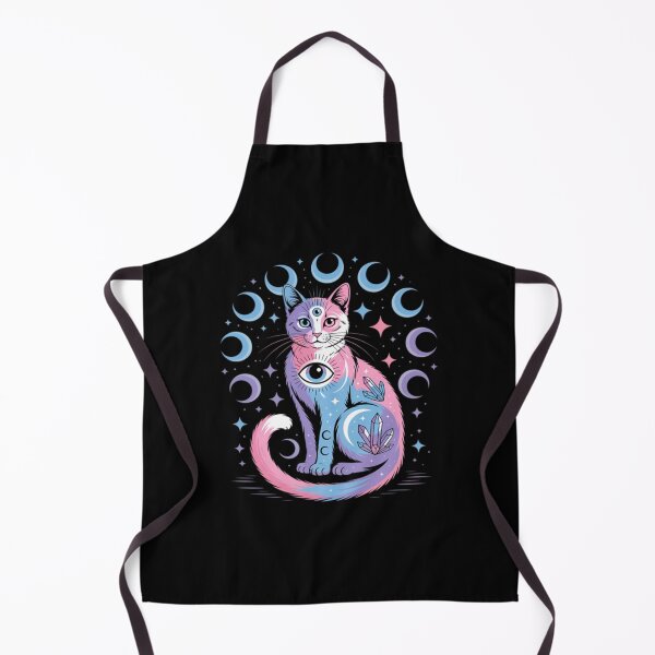 Item preview, Celestial Bisexual Astrology Cat Colours of Bi Pride Flag designed and sold by GoldenField41.