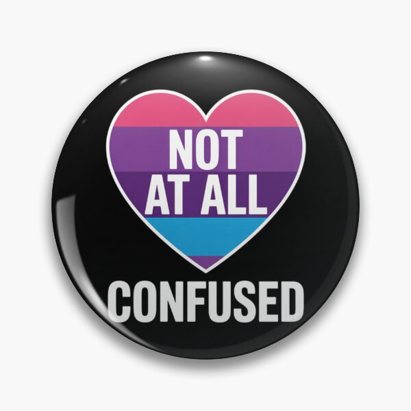 Item preview, Bisexual Pride Not Confused Bi Pride Bi Colors Heart designed and sold by GoldenField41.