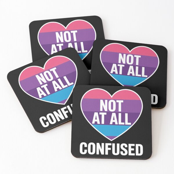 Item preview, Bisexual Pride Not Confused Bi Pride Bi Colors Heart designed and sold by GoldenField41.