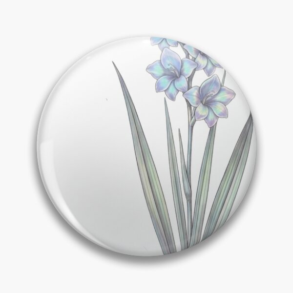 Item preview, Iridescent Gladiolus - Holographic Aesthetic Botanical Art png designed and sold by Atlasoloji.
