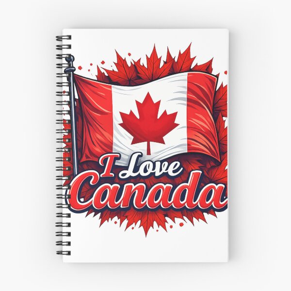 Item preview, I Love Canada – Patriotic Maple Leaf Flag T‑Shirt Design designed and sold by stickyverselab.