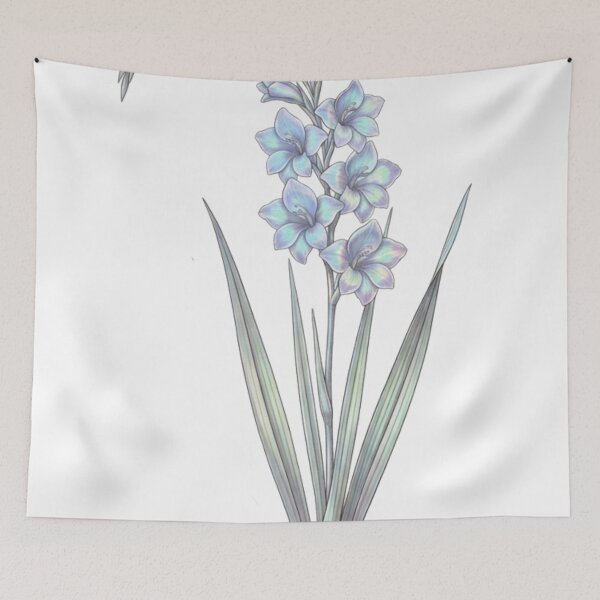 Item preview, Iridescent Gladiolus - Holographic Aesthetic Botanical Art png designed and sold by Atlasoloji.