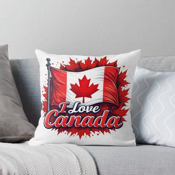 Item preview, I Love Canada – Patriotic Maple Leaf Flag T‑Shirt Design designed and sold by stickyverselab.