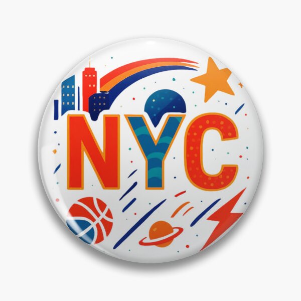 Item preview, NYC Cosmic Energy Pop Art - Vibrant New York City Doodle designed and sold by RDproject.