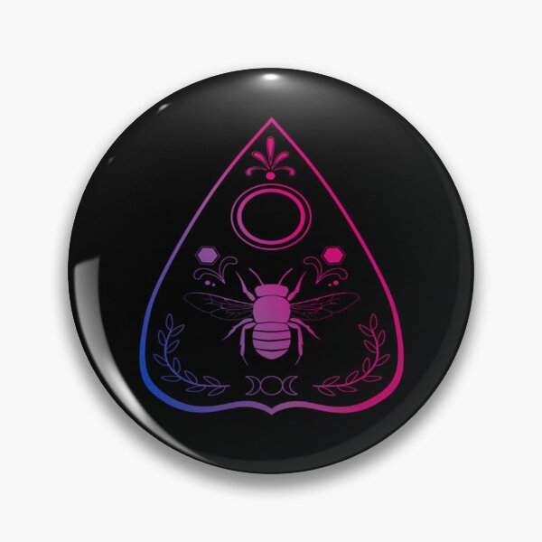 Item preview, Bisexual Pride Honeybee Ouija Planchette designed and sold by GoldenField41.