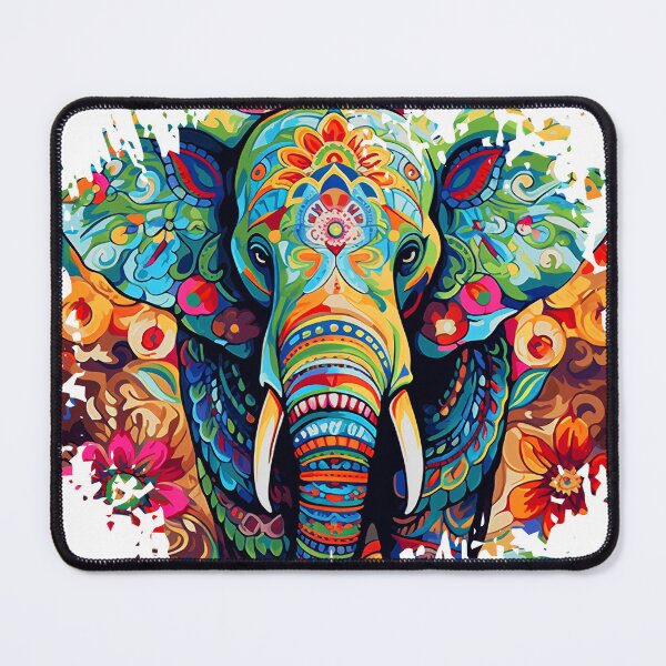 Item preview, Vibrant Boho Elephant Artistic Design designed and sold by Articora.