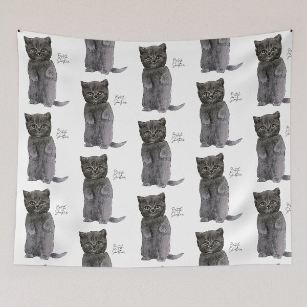 Item preview, British Shorthair Kitten designed and sold by Les illustrations d'Adėle L..