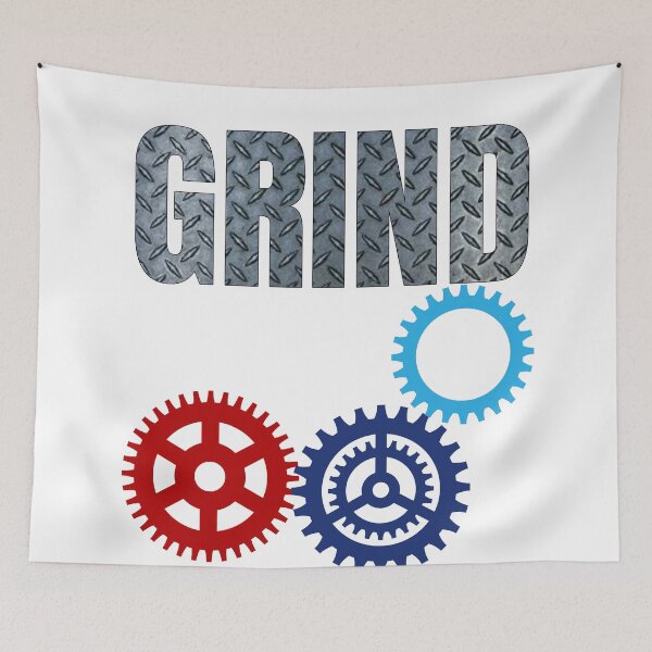 Item preview, GRIND - Motivational Gears Graphic designed and sold by GraphixByHub.