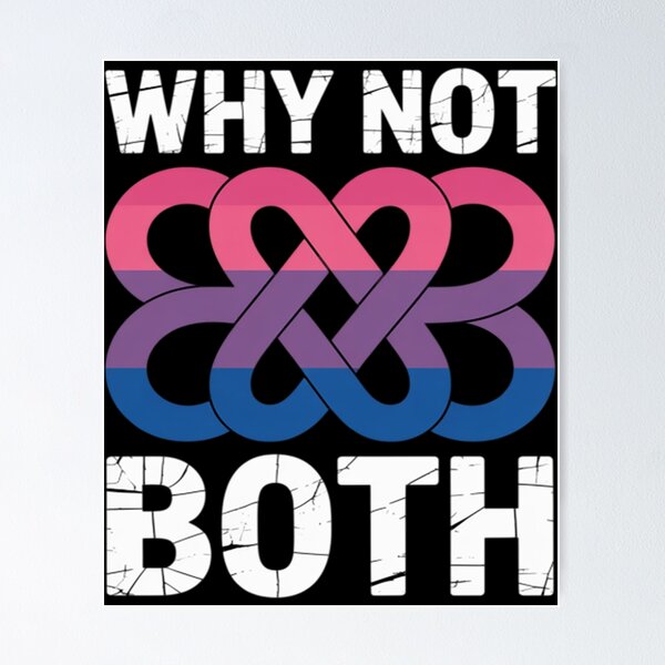 Item preview, Bisexual Polyamory Symbol, Why Not Both, Bi Pride designed and sold by GoldenField41.