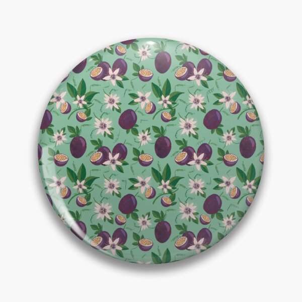 Item preview, Passion Fruit Floral Seamless Pattern designed and sold by Zaya_art.
