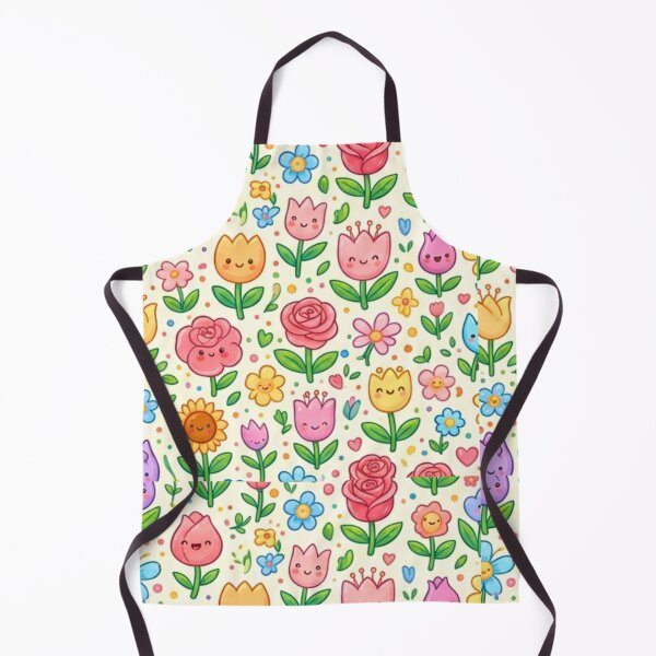 Item preview, Cute Kawaii Pastel Floral Seamless Pattern Soft Flowers designed and sold by ChaemmRichStudio.