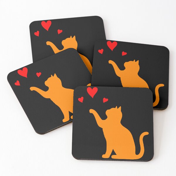 Item preview, Cat Love Hearts Feline Pet Owner designed and sold by LysiTHWIP.