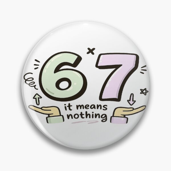 Item preview, 6 7 Meme – Funny Six Seven designed and sold by EvenGrind.