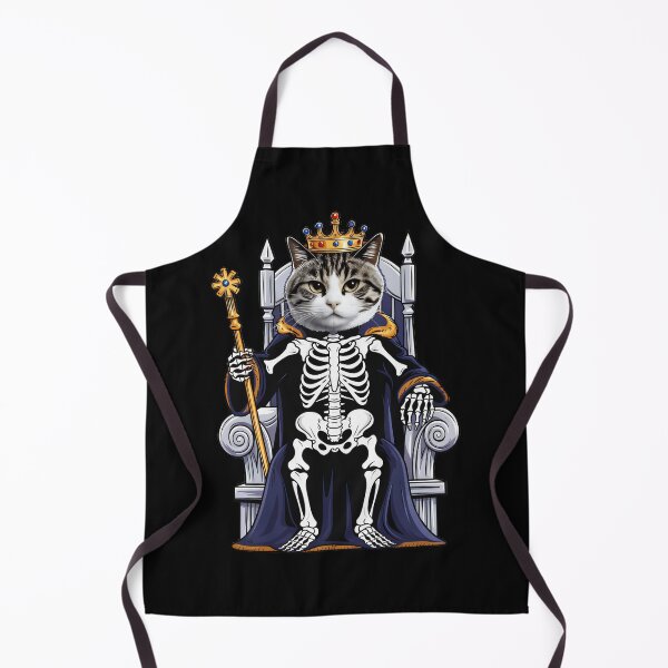 Item preview, Regal Cat Skeleton King Halloween Lover designed and sold by LysiTHWIP.