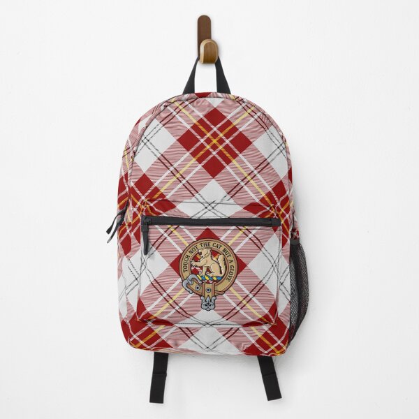 Item preview, Clan MacPherson Crest over Red Dress Tartan designed and sold by sifis.
