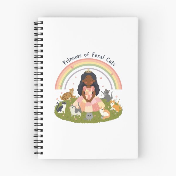 Item preview, Princess Of Feral Cats Cute Typography Illustration designed and sold by cheprasovroman.