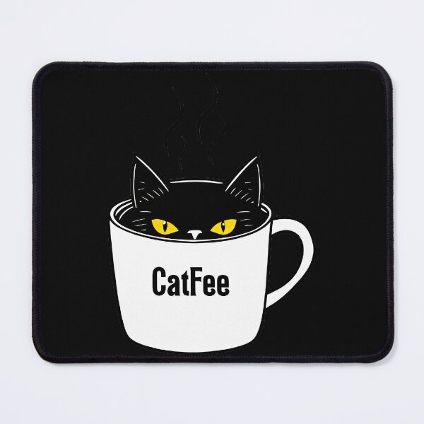 Item preview, CatFee Black Cat Coffee Lover designed and sold by LysiTHWIP.