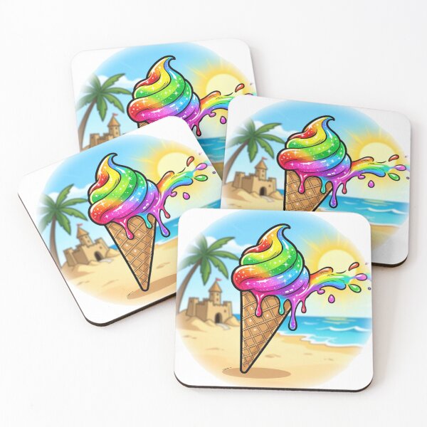 Item preview, melting ice cream designed and sold by Talpha.
