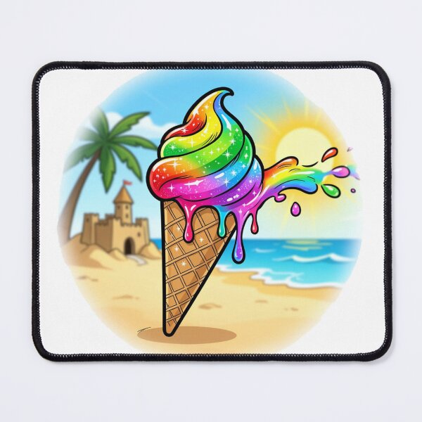 Item preview, melting ice cream designed and sold by Talpha.