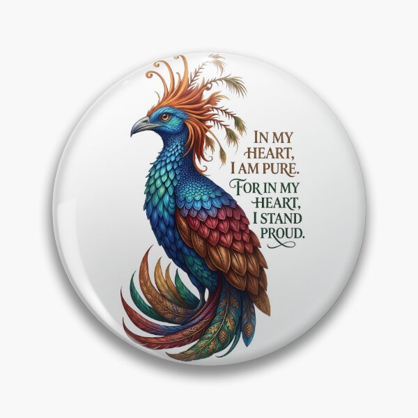 Item preview, Pure Heart Proud Stand Phoenix Wisdom designed and sold by Sovereign Supply Co..