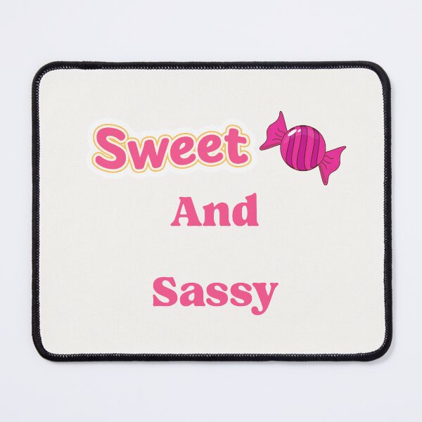 Item preview, Sweet and Sassy Pink Candy Typography designed and sold by ShaderShirts.