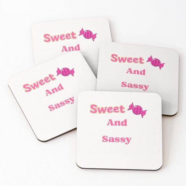 Item preview, Sweet and Sassy Pink Candy Typography designed and sold by ShaderShirts.