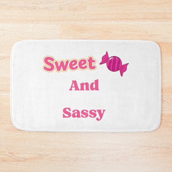 Item preview, Sweet and Sassy Pink Candy Typography designed and sold by ShaderShirts.