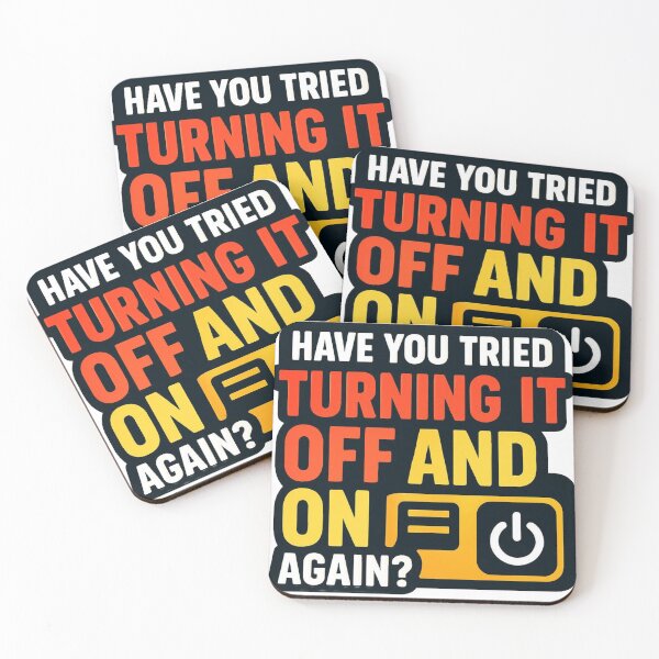 Item preview, Have you tried turning it off and on again? designed and sold by PacketLossCo.