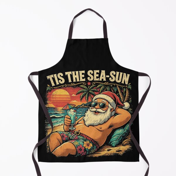 Item preview, Beach Santa Tis the Sea-Sun Christmas In July Vintage designed and sold by CF_VintageDesign.