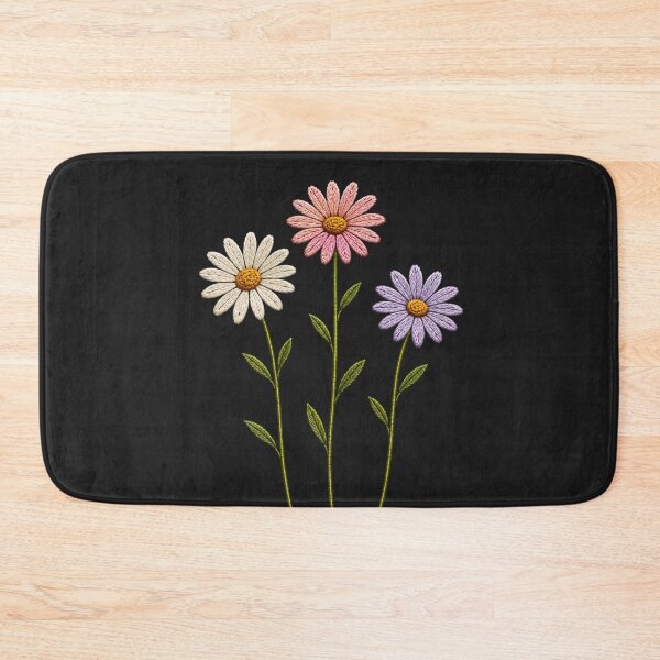 Item preview, Three Daisy Embroidery Design designed and sold by ColorSplash123.