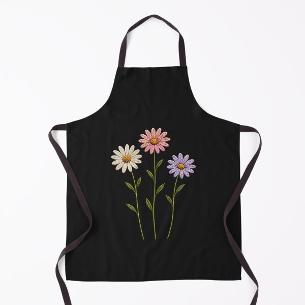Item preview, Three Daisy Embroidery Design designed and sold by ColorSplash123.