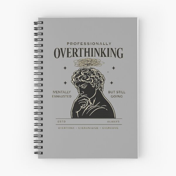 Item preview, Professionally Overthinking Greek Statue T-Shirt - Dark Academia Mental Health Humor Tee designed and sold by Pransis_Diginer_26.