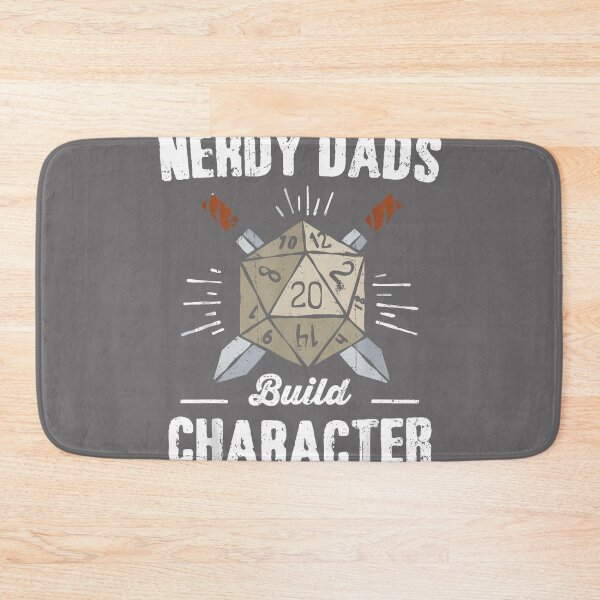 Item preview, Nerdy Dads Build Character RPG Saying Quote Dad Humor Joke designed and sold by KristineLi.